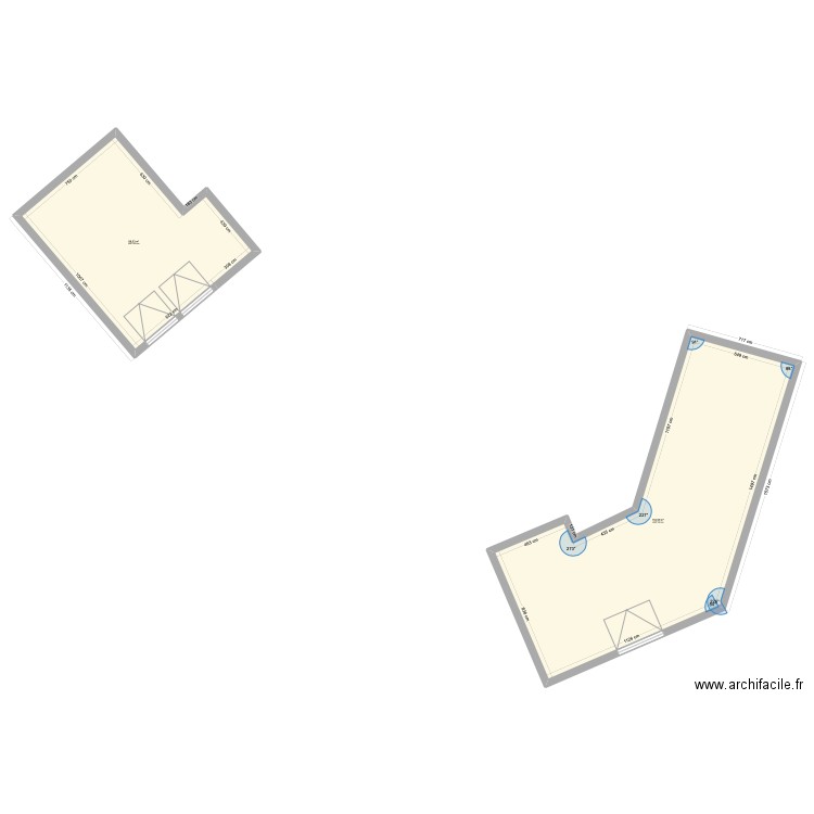 sarlat 1. Plan de 4 pièces et 485 m2