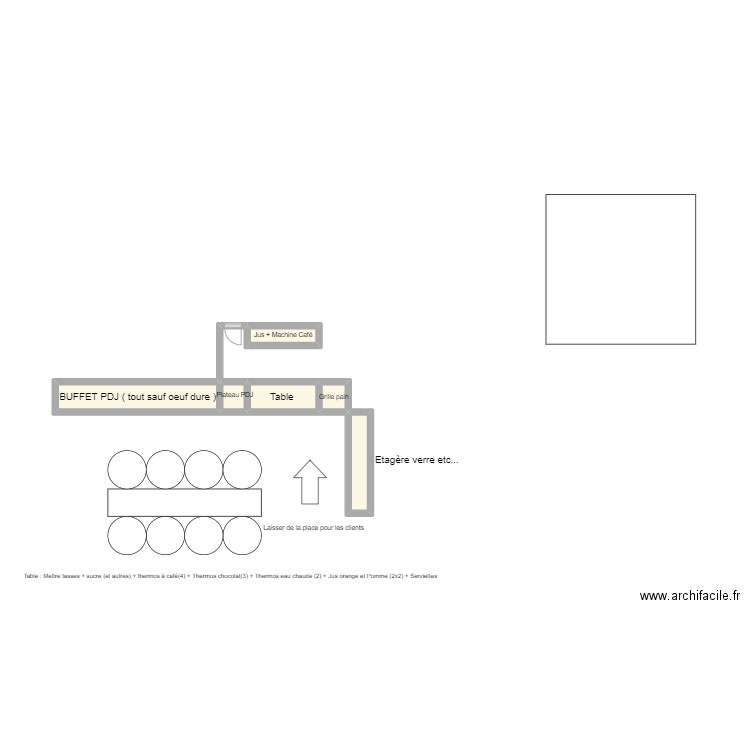 PDJ GROUPE. Plan de 6 pièces et 3 m2