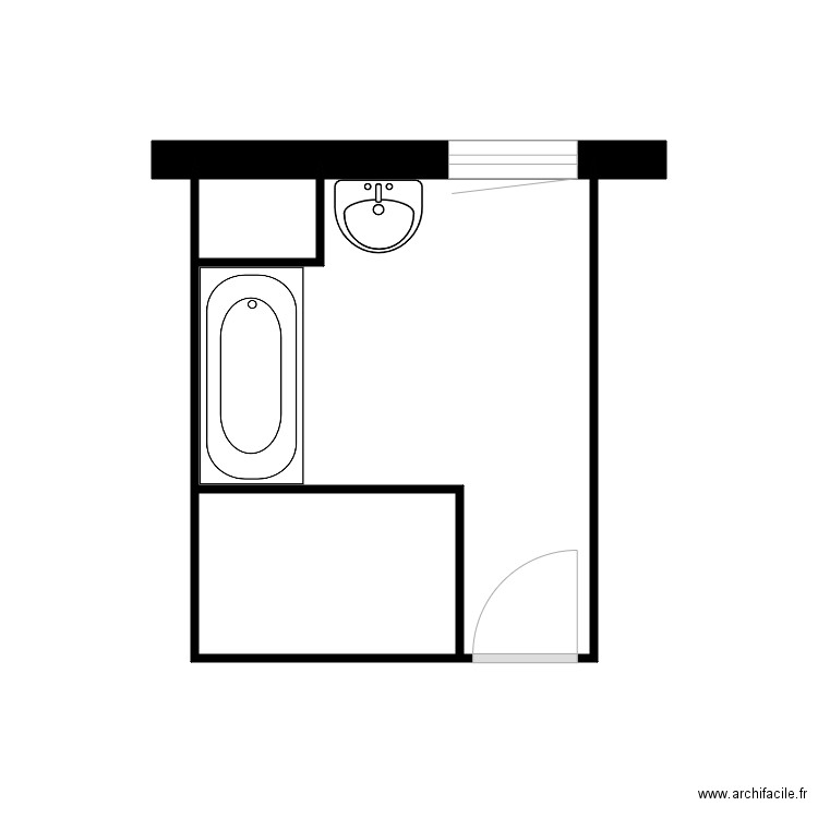 liogier. Plan de 3 pièces et 8 m2