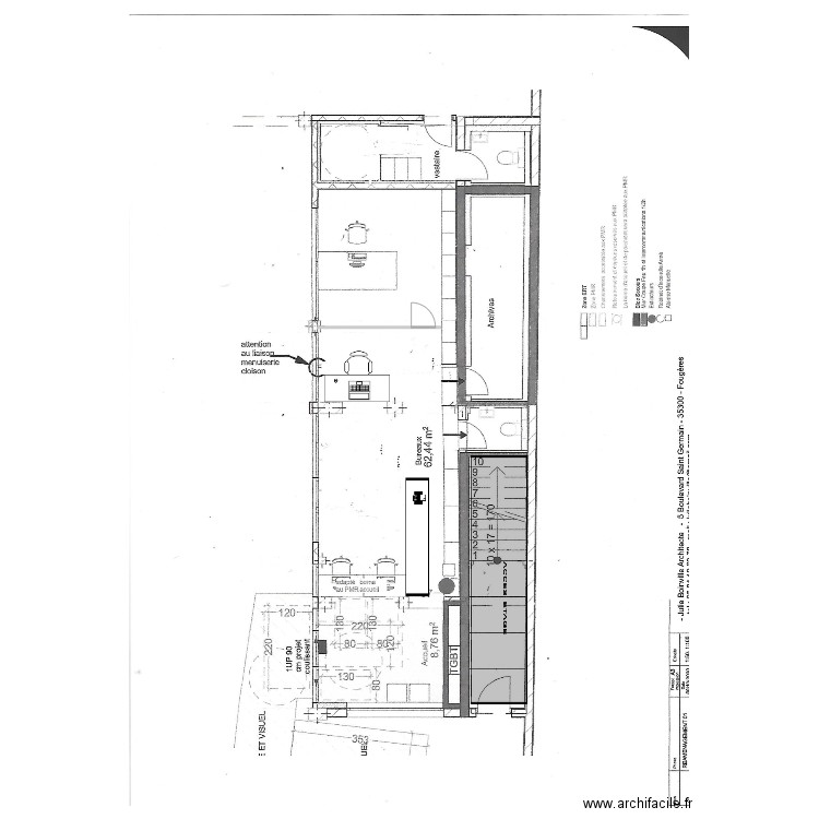 BUREAU CAEN . Plan de 0 pièce et 0 m2