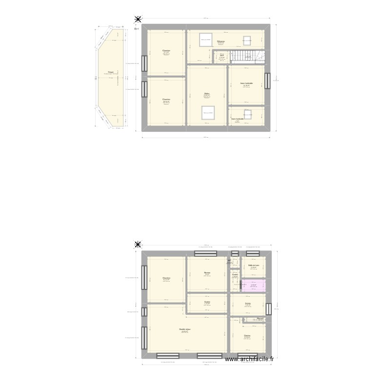 Ml25000976 FERSING. Plan de 19 pièces et 210 m2