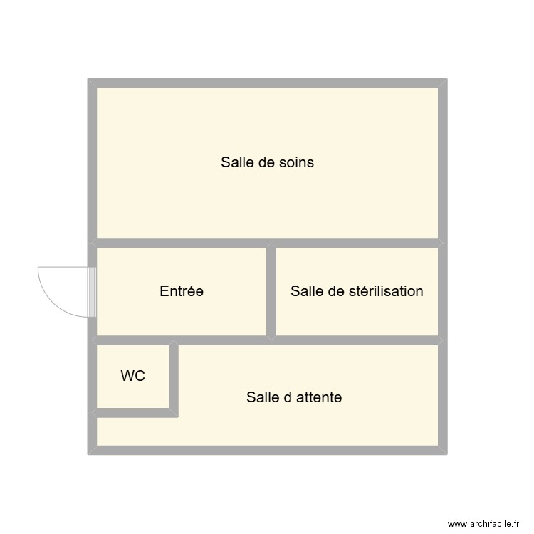 2411 NICOLAS. Plan de 5 pièces et 17 m2