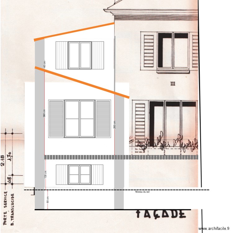 Façade Nord_003. Plan de 0 pièce et 0 m2