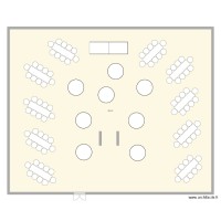 Plan de table fête des familles Ehpad tibaous