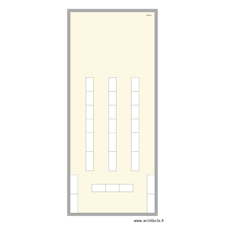 mariage_2024. Plan de 1 pièce et 152 m2