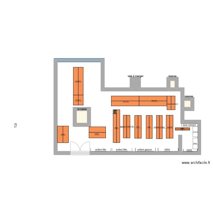 maria. Plan de 4 pièces et 1 m2