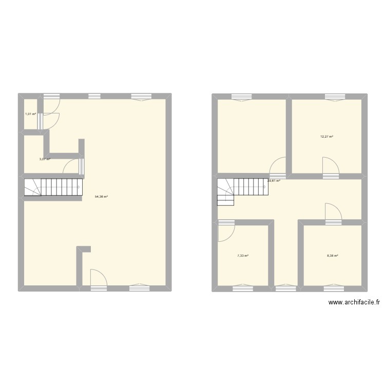 PLAN DEF . Plan de 7 pièces et 116 m2