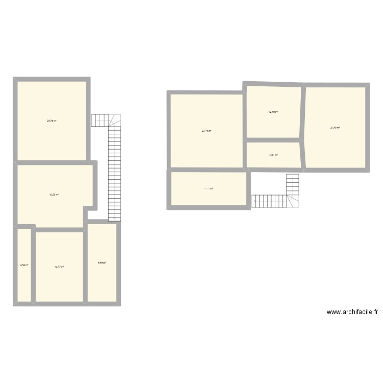 Lempdes. Plan de 10 pièces et 146 m2