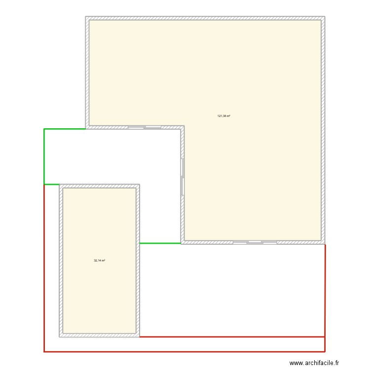 plan macau. Plan de 2 pièces et 154 m2