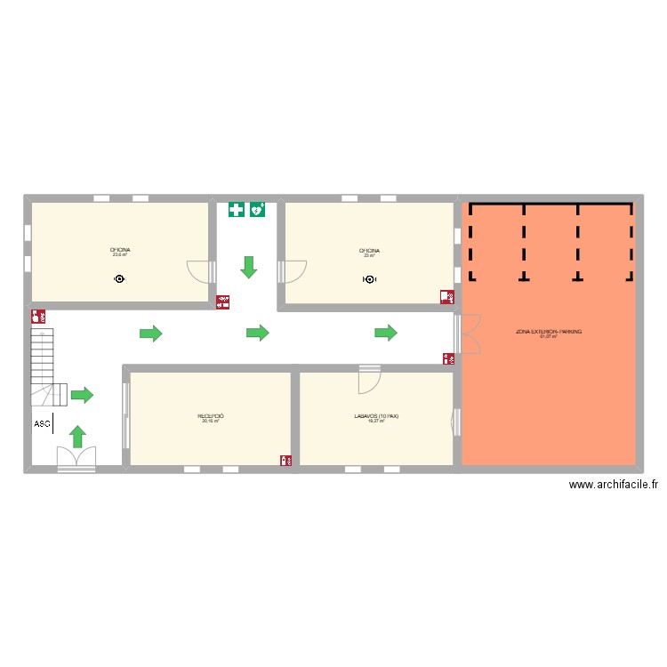 Plànol_plantabaixa. Plan de 5 pièces et 147 m2