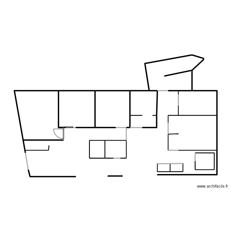 Plan spa. Plan de 9 pièces et 31 m2