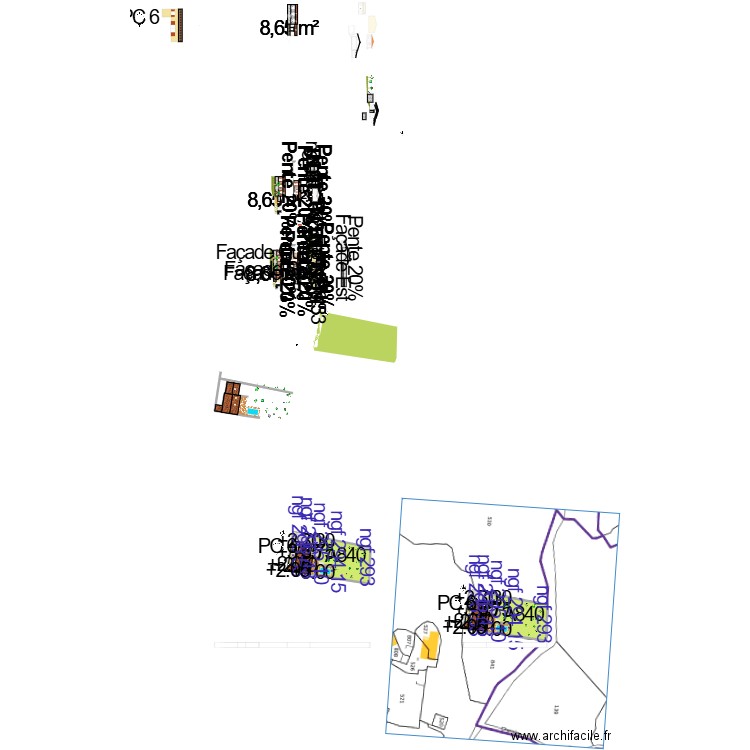 ZILIA5. Plan de 6 pièces et 319 m2