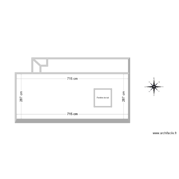 saint georges. Plan de 4 pièces et 26 m2