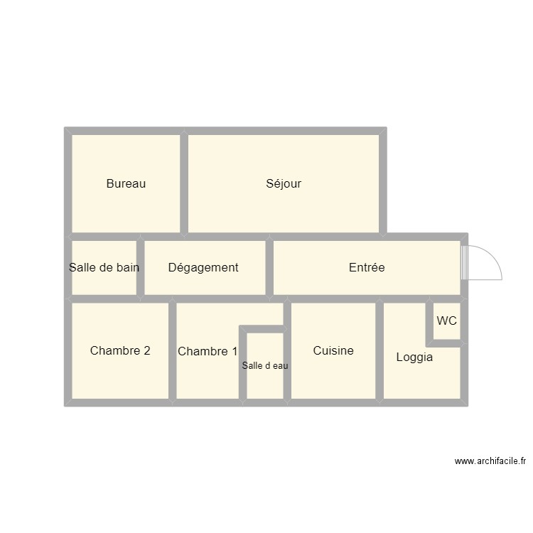 LEVREY. Plan de 11 pièces et 18 m2