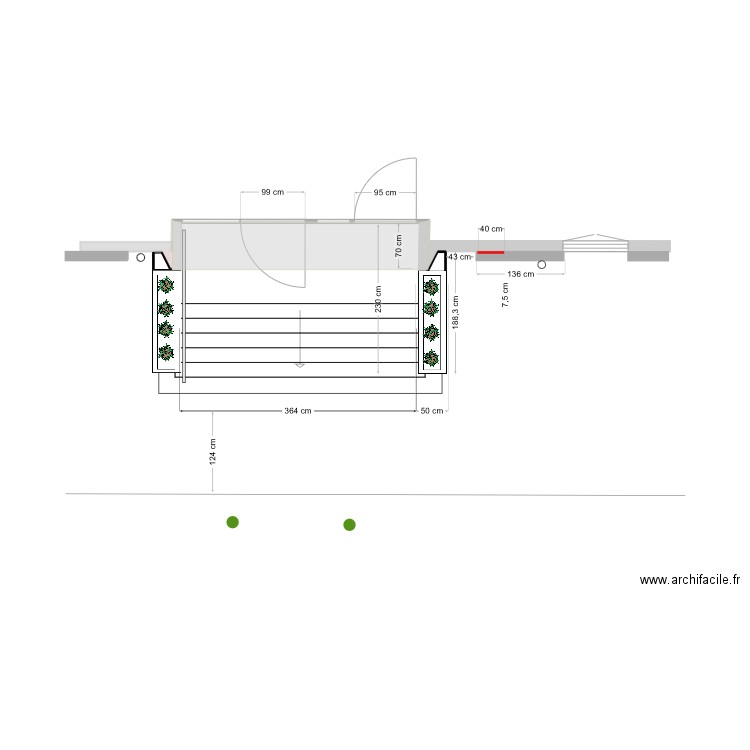 TB 2. Plan de 1 pièce et 0 m2