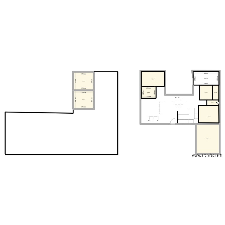 idée maison 1. Plan de 10 pièces et 104 m2