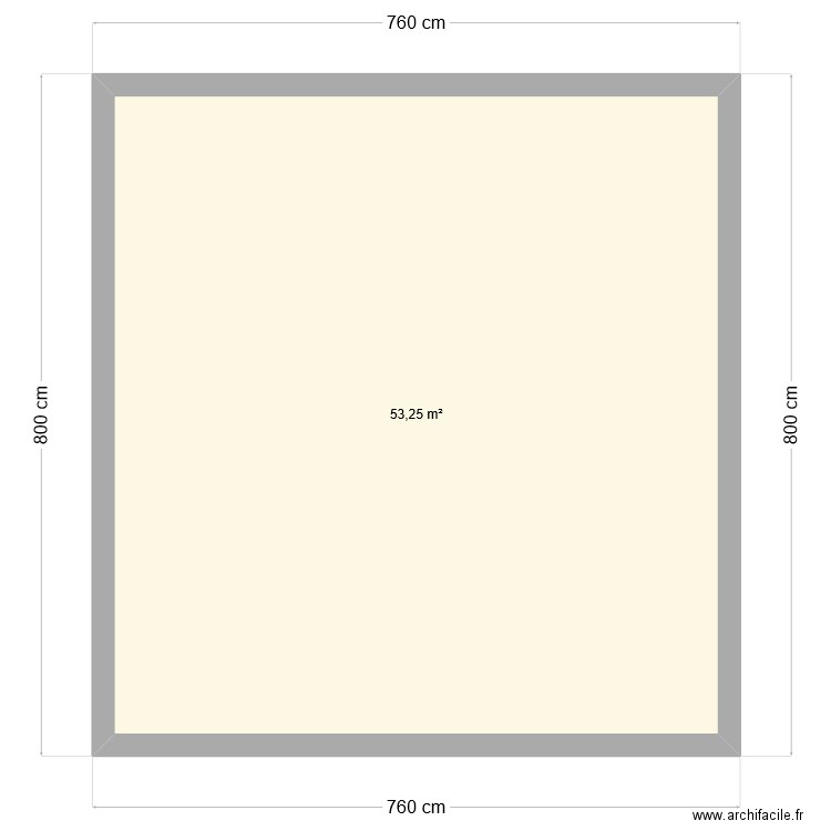 Plan de masse_1. Plan de 1 pièce et 53 m2