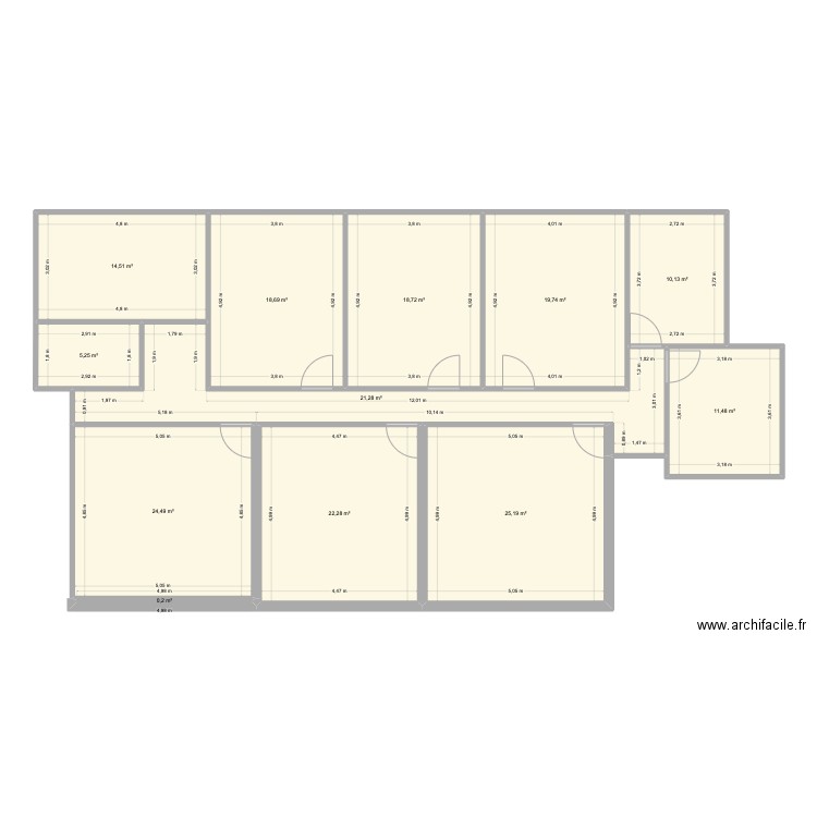 cournanelle 3 dimension. Plan de 12 pièces et 192 m2