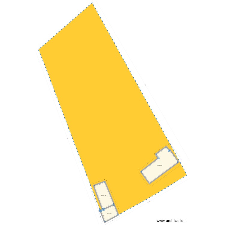 grange decazeville 110. Plan de 3 pièces et 145 m2