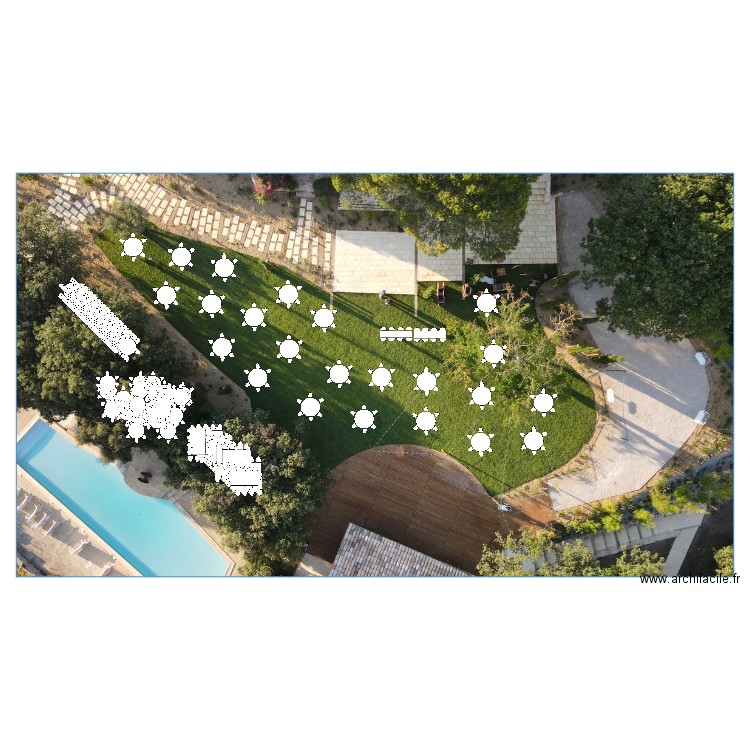 Plan jardin Hanna. Plan de 0 pièce et 0 m2