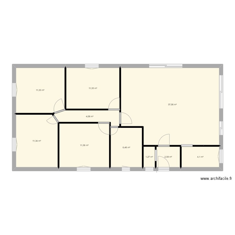 Idée Maison2. Plan de 10 pièces et 101 m2