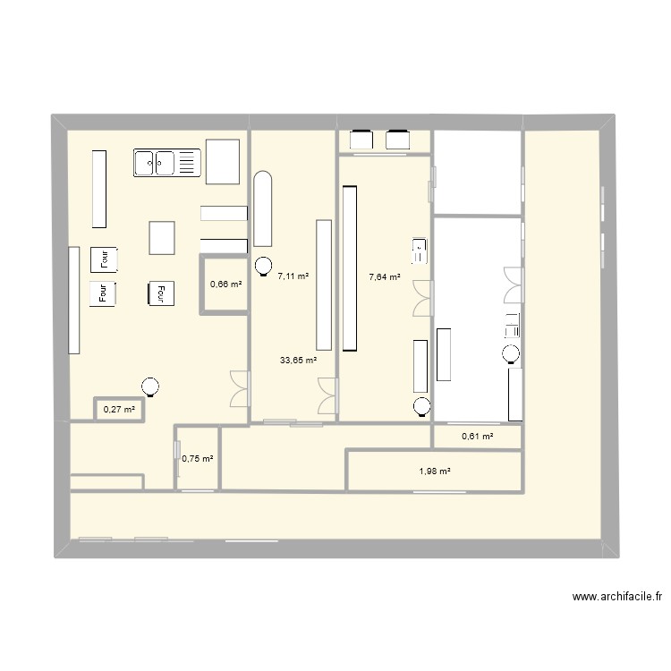 PLAN UCP INSA. Plan de 8 pièces et 53 m2