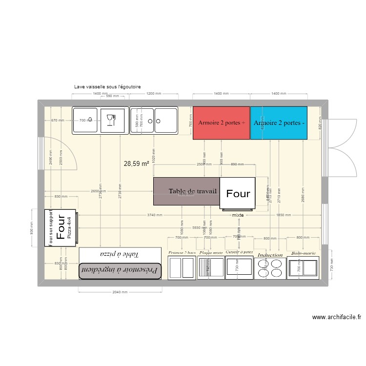 Stéphane RUIZ. Plan de 1 pièce et 29 m2