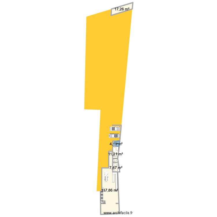 EXTENSION 2025. Plan de 5 pièces et 158 m2