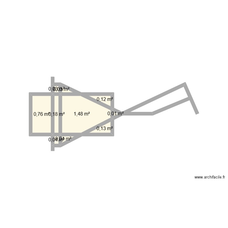 velo pub. Plan de 10 pièces et 3 m2