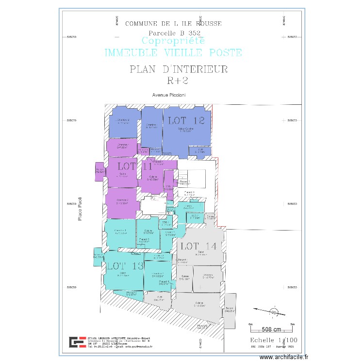 clim 2Piccioni 2e courette. Plan de 0 pièce et 0 m2