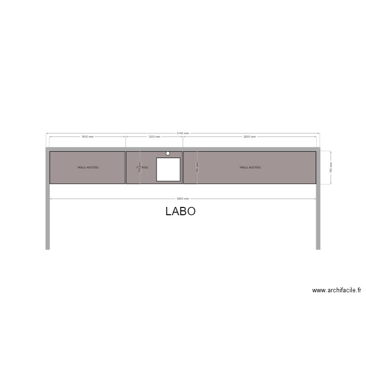 SCEA MAS D'EN FABRE. Plan de 0 pièce et 0 m2