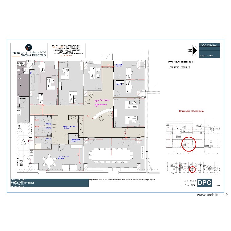 BUREAUX PIG. Plan de 0 pièce et 0 m2