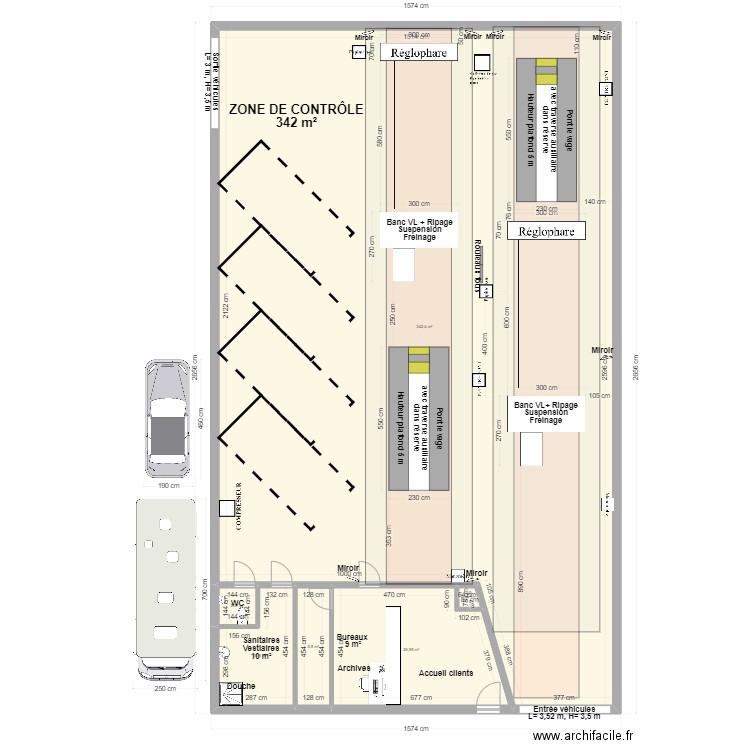 CCT VL J. LEROUX CHANTENAY. Plan de 6 pièces et 388 m2