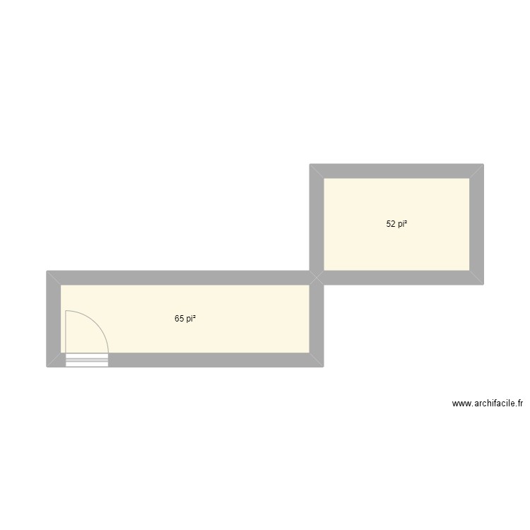 MAISON BELVEDERE. Plan de 2 pièces et 11 m2