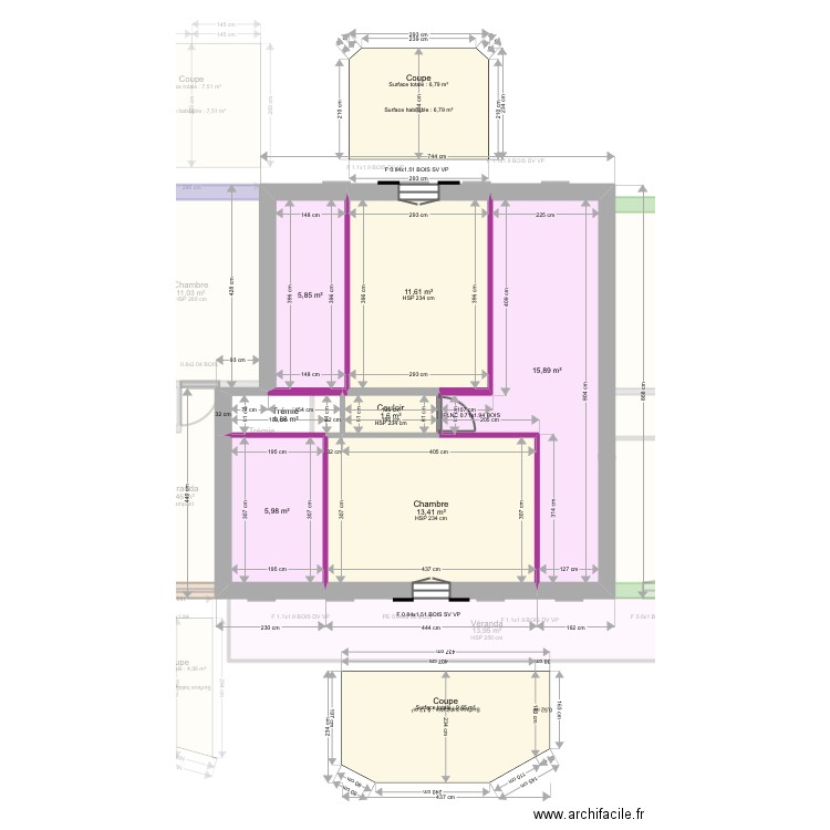 ML24017202. Plan de 20 pièces et 174 m2