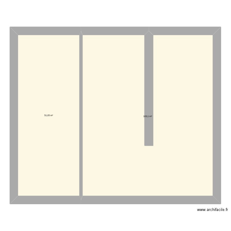 plan maison paradie. Plan de 2 pièces et 154 m2