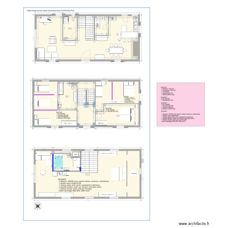 AMENAGEMENT INTERIEUR FICHOUS. Plan de 0 pièce et 0 m2