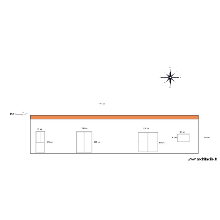 plan de coupe façade actuelle der. Plan de 0 pièce et 0 m2