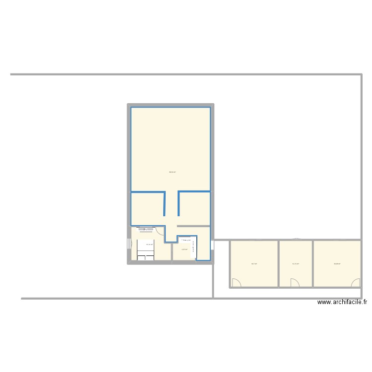 AGRANDISSEMENT. Plan de 6 pièces et 159 m2