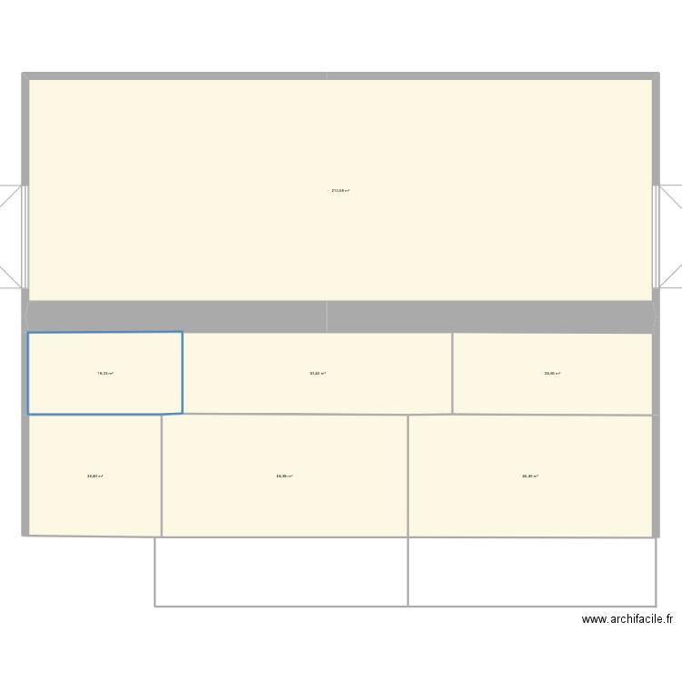 Plan stab Génisses. Plan de 7 pièces et 404 m2