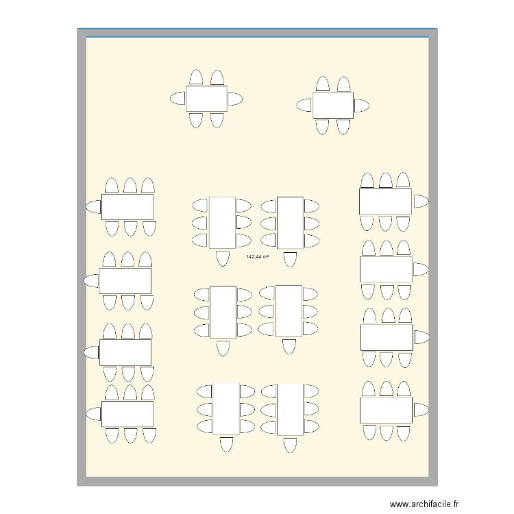 CANTINE BOULT 2. Plan de 1 pièce et 142 m2