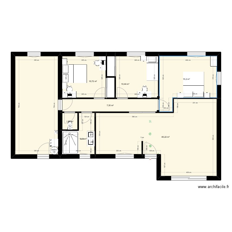 Maison Candillargues 2. Plan de 10 pièces et 119 m2