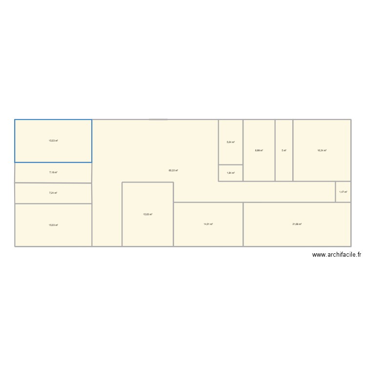 MSP  LONGJUMEAU. Plan de 14 pièces et 194 m2