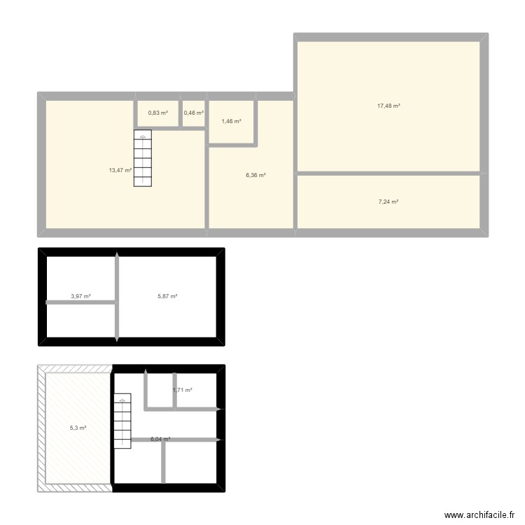 maison. Plan de 0 pièce et 0 m2