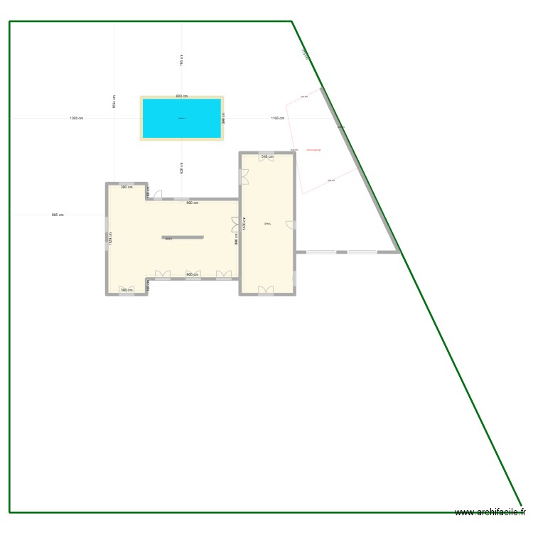 GASTES + GRD T. Plan de 2 pièces et 198 m2