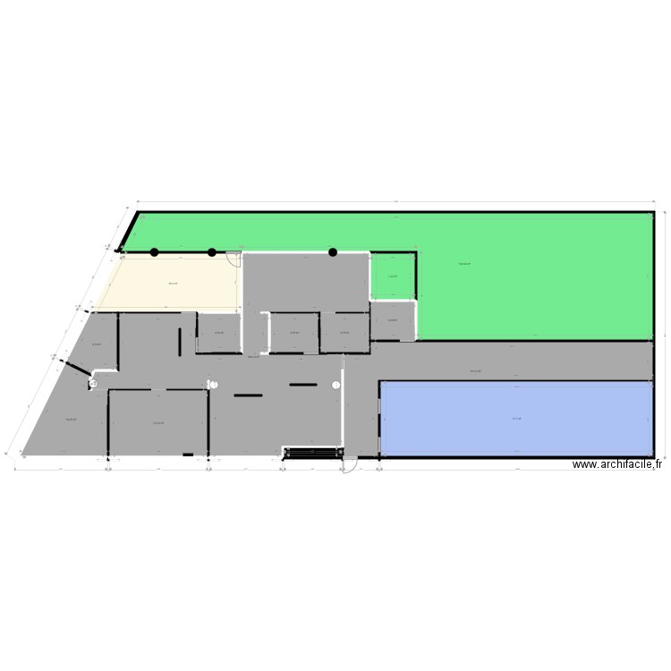 SD2.4.3. Plan de 14 pièces et 485 m2