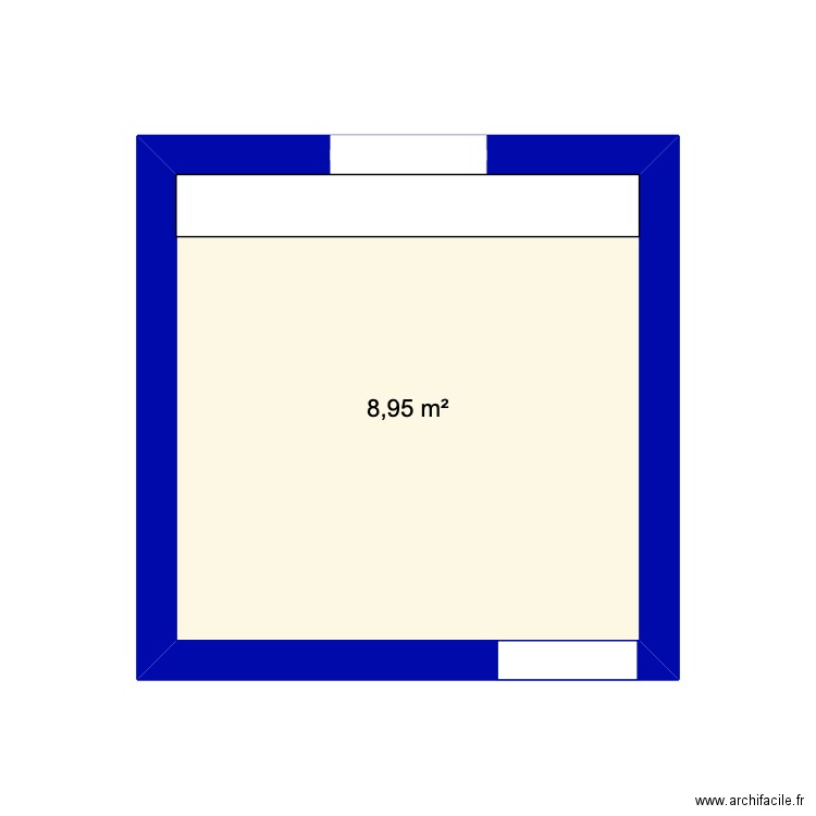 CAVE. Plan de 1 pièce et 9 m2