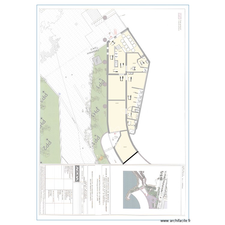 Grimaldi Forum 2024. Plan de 9 pièces et 142 m2