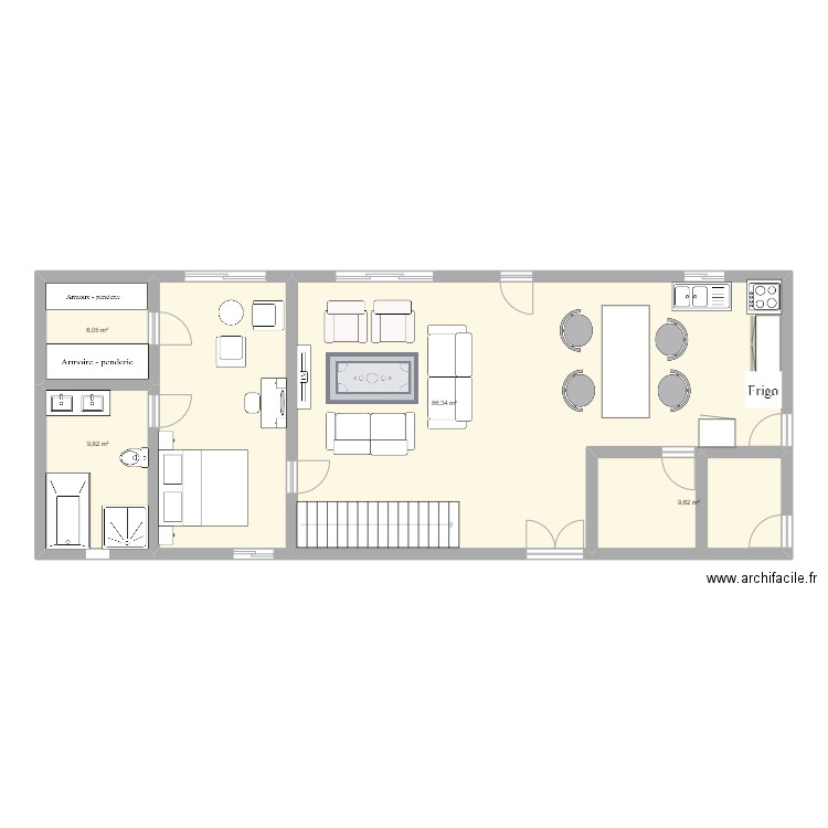 ndiawsir1. Plan de 4 pièces et 112 m2