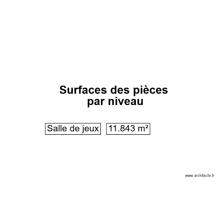 SURFACES Rez Chaussée. Plan de 0 pièce et 0 m2